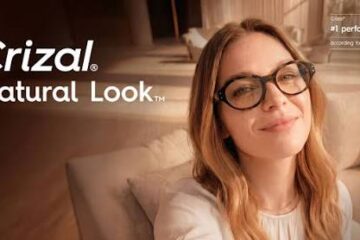 Crizal Natural Look premium anti-reflection coating by Essilor